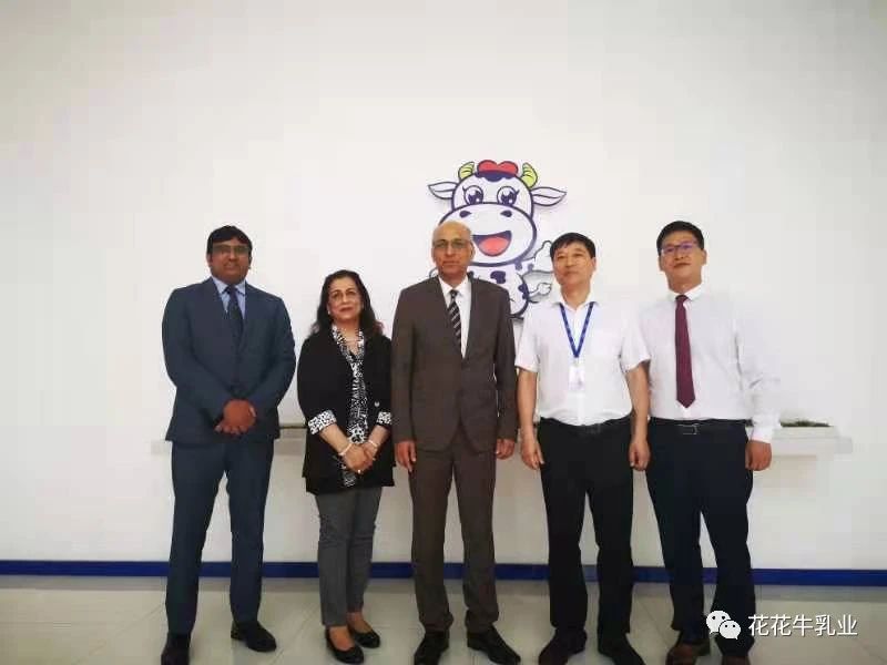 巴基斯坦駐華大使莫因·哈克 蒞臨花花牛乳業(yè)集團(tuán)參觀訪問 巴基斯坦駐華大使莫因·哈克 蒞臨花花牛乳業(yè)集團(tuán)參觀訪問